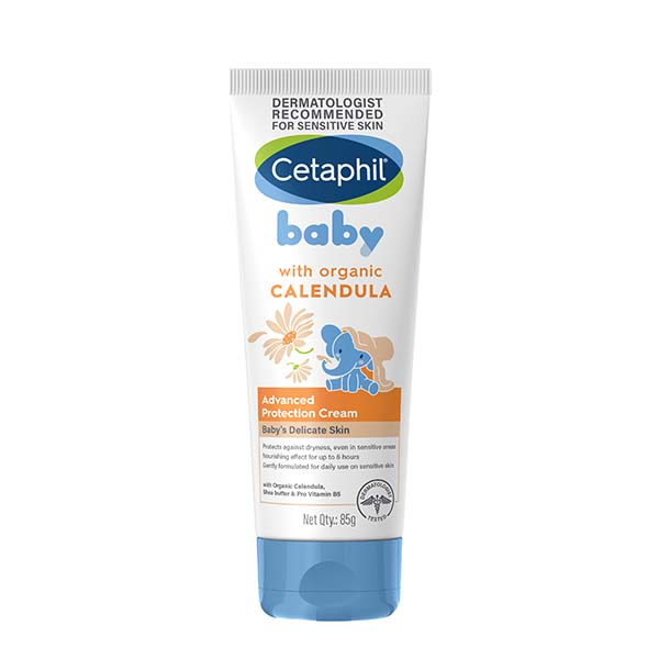 Cetaphil Baby Advanced Gentle & Soft Protection Moisturizing Cream for Face & Body with Organic Calendula (85gm)