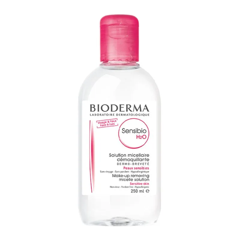 Bioderma Sensibio H2O Makeup Removing Micellar Cleansing Solution Face & Eyes Sensitive Skin (250ml)