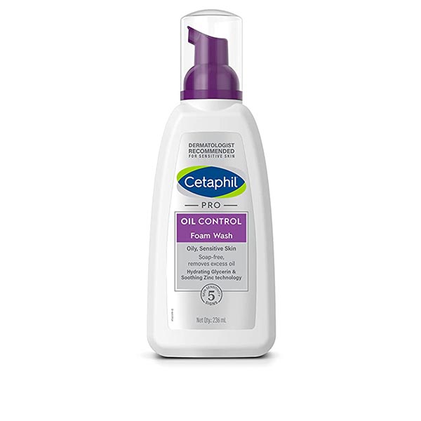 Cetaphil Pro Oil Control Foam Face Wash For Acne & Oily Prone Skin (236ml)