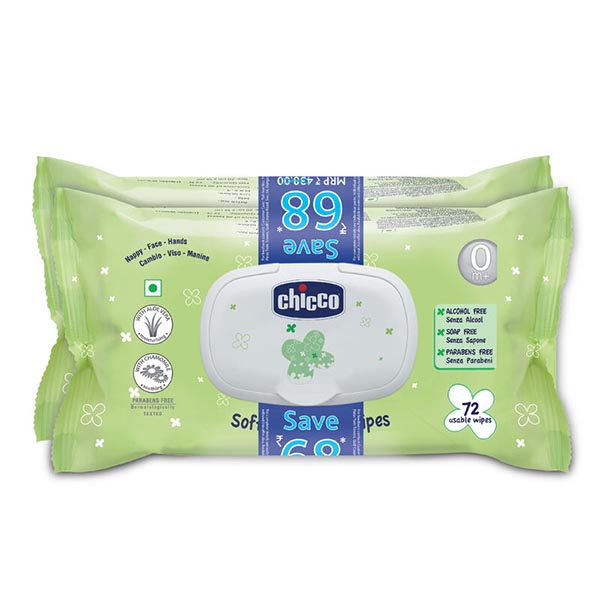 Chicco Baby Wipes 144pc