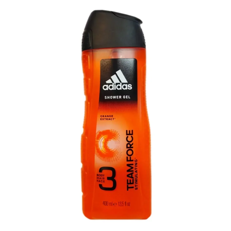 Adidas Team Force 3in1 Body, Hair And Face Shower Gel For Men-400ml