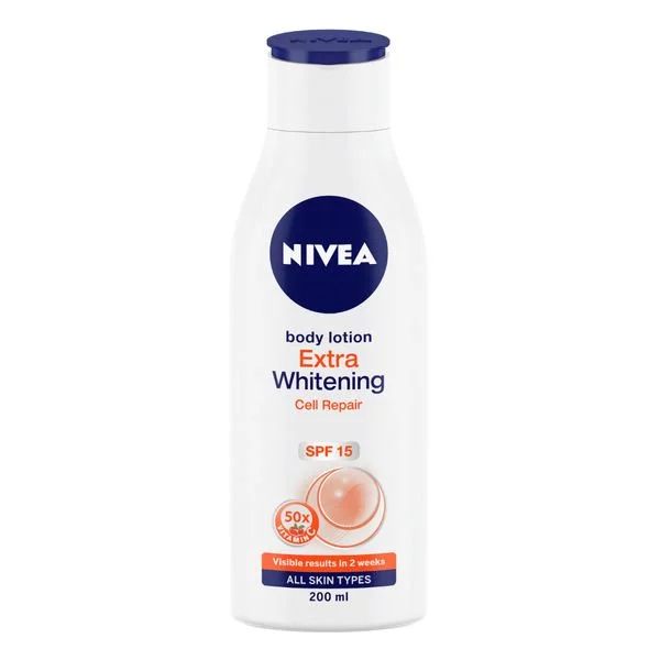 NIVEA Body Lotion Extra Whitening Cell Repair SPF 15 & 50x Vitamin C