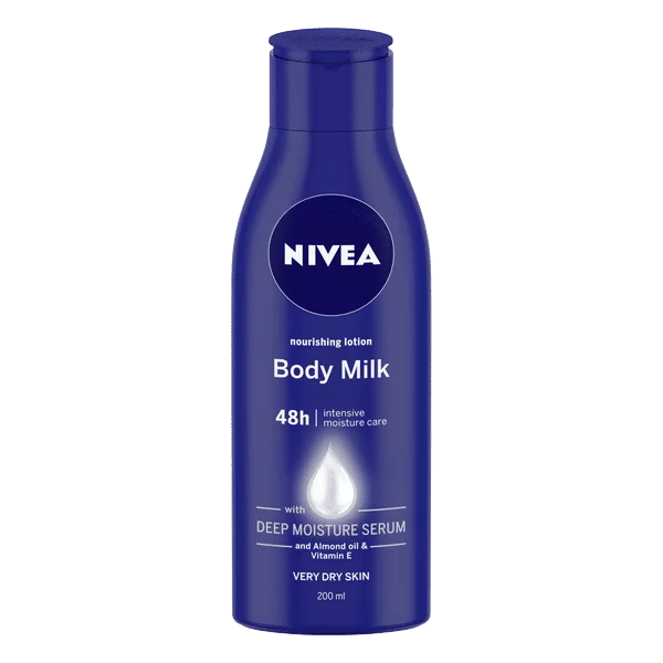 NIVEA Body Lotion for Very Dry Skin- Nourishing Body Milk with Almond Oil And Vitamin E (200ml)