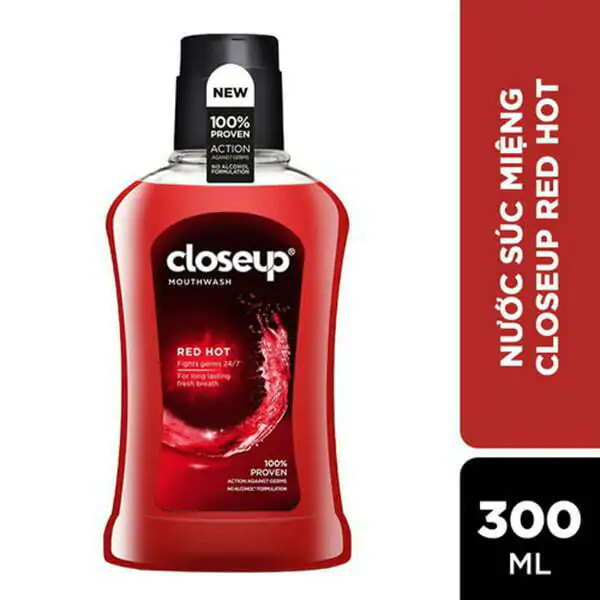 Closeup Red Hot Mouthwash 300 ml