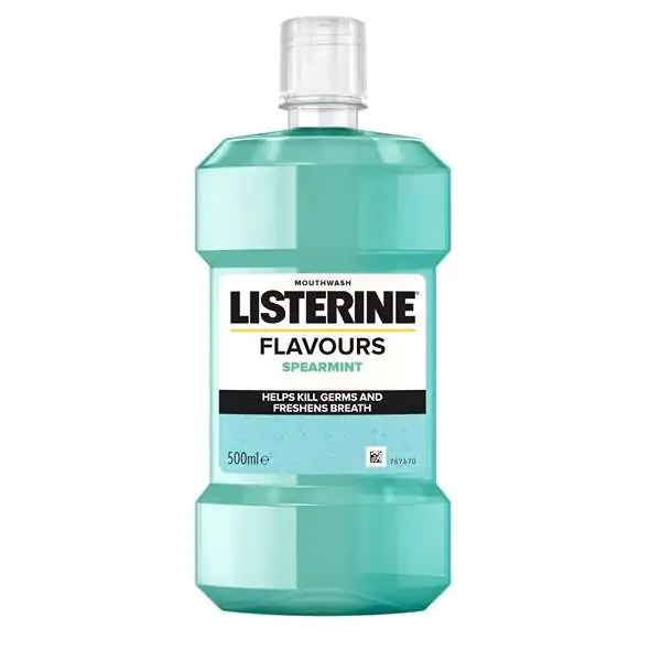 Listerine Flavours Spearmint Mouthwash (500ml)