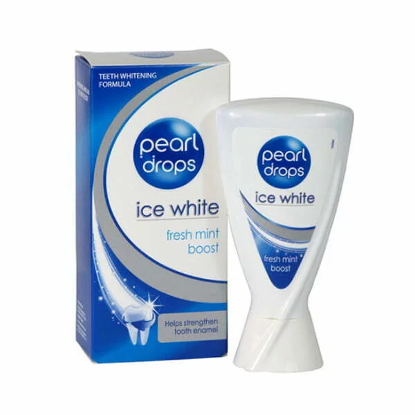 Pearl Drops Ice White Fresh Mint Boost Toothpaste 50ml